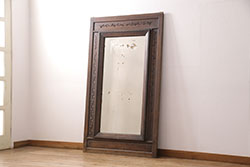 中古　DREXEL HERITAGE(ドレクセルヘリテイジ)　上品な佇まいが魅力的なウォールミラー(壁掛け鏡)(R-069289)