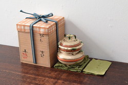 アンティーク雑貨　明治期　古い刺子頭巾(刺し子袢纏)(R-041149)