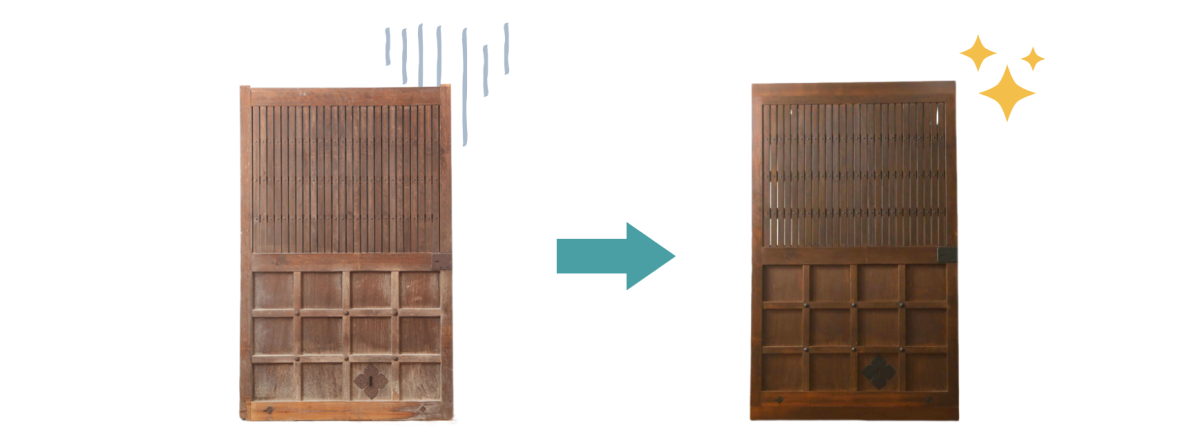 高品質リペアビフォーアフター