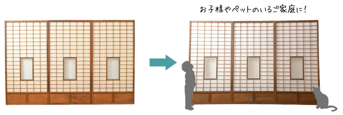 プラスチック障子