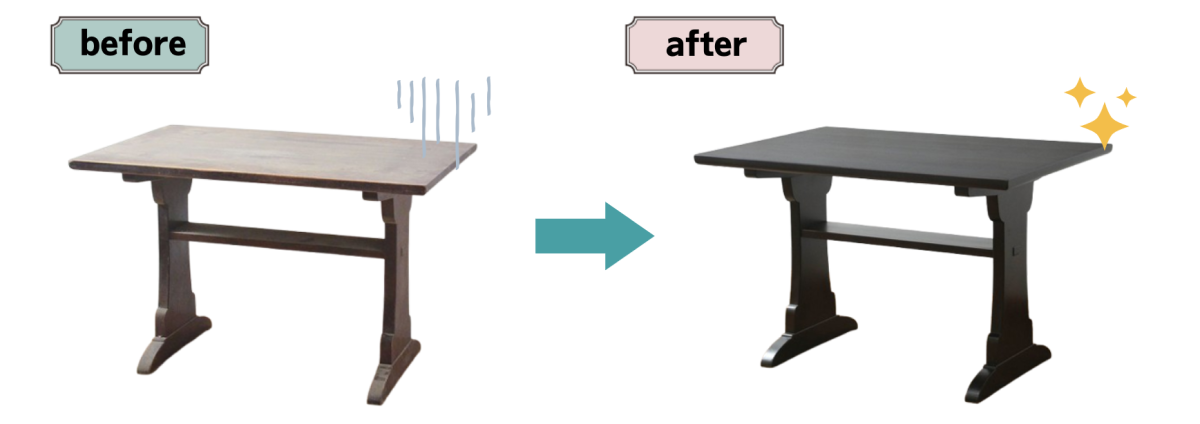 高品質リペアビフォーアフター