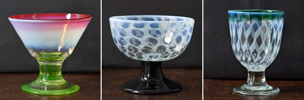 水玉　氷コップ