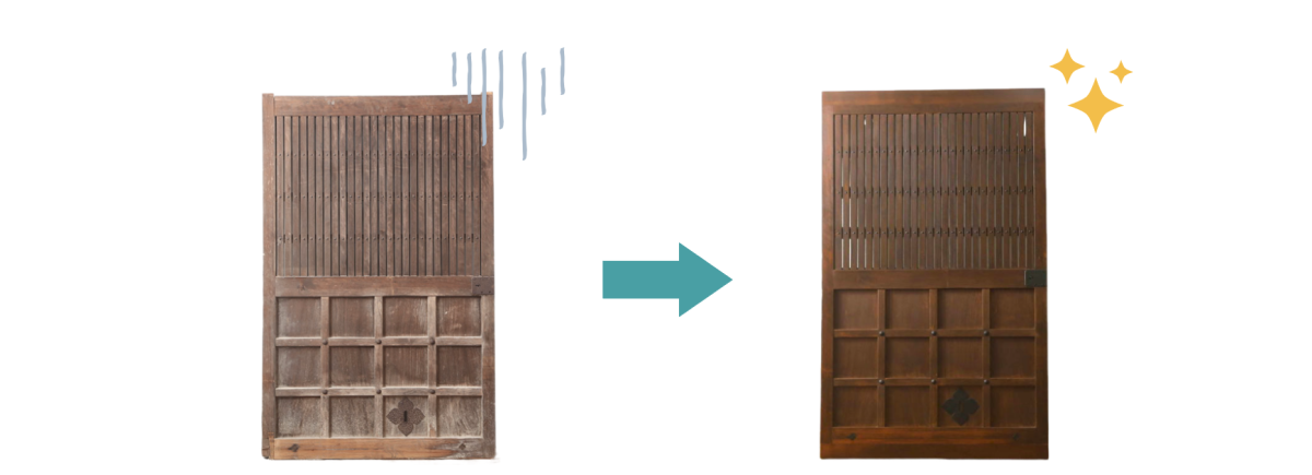 高品質リペアビフォーアフター