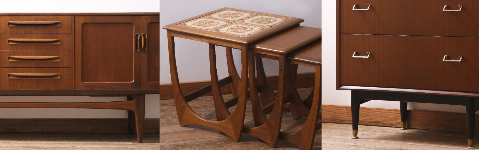 取手がレア！G PLAN 木製 5段引き出しラック G-PLAN(ジープラン) |家具の